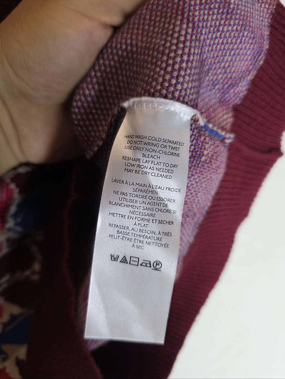 Anthropologie Maeve Dera Sweater Vest  Floral Button Down Cardigan - Picture 6 of 6